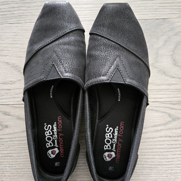 Skechers Shoes - Womens Skechers BOBS Black Slip-On Loafers
